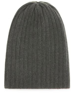 BAZISZT Kuls Ribbed-Knit Beanie Hat - Gray