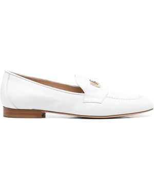 Casadei Leather Loafers - White
