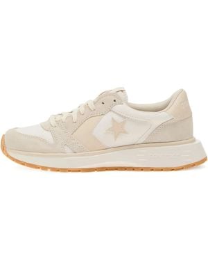 Converse Omni Logo-Patch Suede Trainers - White