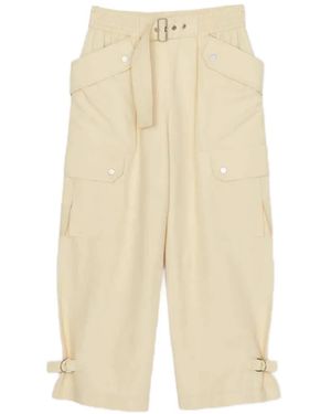 3.1 Phillip Lim Belted Pocket Pants - Natural