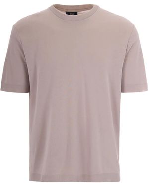 Herno T-Shirt Met Ronde Hals - Roze