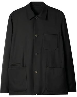 Paul Smith Wool A Suit To Travel - Black