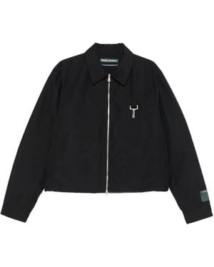 Reese Cooper Zip-up Shirt Jacket - ブラック