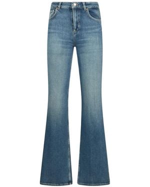 Liu Jo Stone-Wash Flared Jeans - Blue