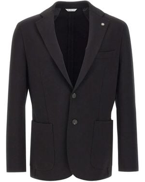 Manuel Ritz Blazer À Simple Boutonnage - Blue