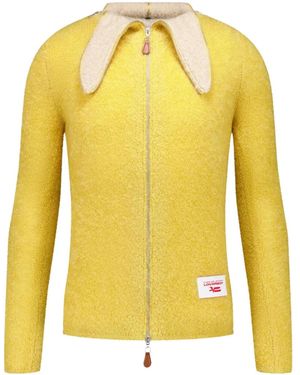 Charles Jeffrey Zip-Up Jumper - Yellow