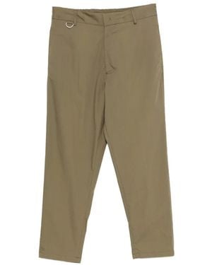 Low Brand George Elasticated-Waist Trousers - Green