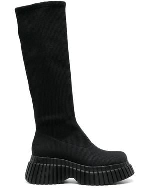 Camper Bcn Below-Knee Boots - Black