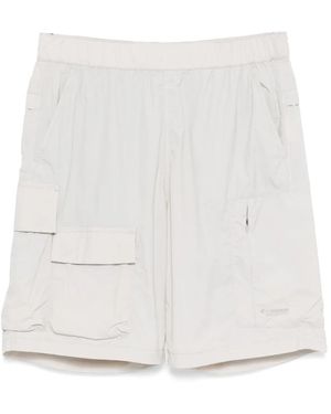 Chocoolate Logo-Printed Cargo Shorts - White