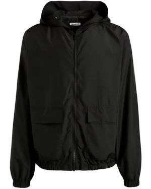 Bally Hooded Flap-Pocket Jacket - Black