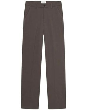 Les Deux Como Pressed-Crease Trousers - Grey