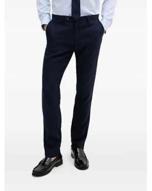 Hackett Pantalon En Lin - Bleu