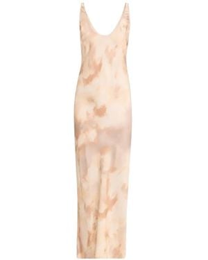 L'Agence Akiya Tie-Dye Maxi Dress - White