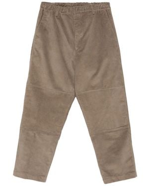 State of Order Panelled Corduroy Trousers - Grey