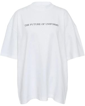 BONBOM Camiseta Con Eslogan Estampado - Blanco