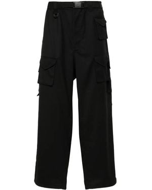 Y-3 Wide Leg Trousers - Black