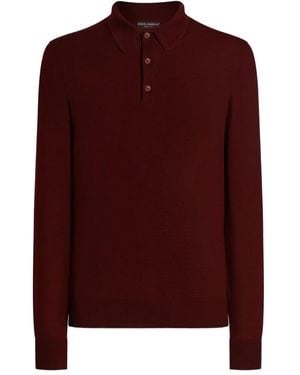 Dolce & Gabbana Polo de manga larga - Morado