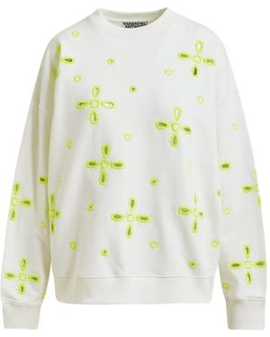 Essentiel Antwerp Jix Broderie-Anglaise Sweatshirt - White