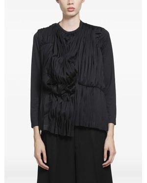 Comme des Garçons Haut Plissé Drapé - Black