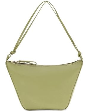Loewe Mini Hammock Strap Zip-Top Shoulder Bag - Green