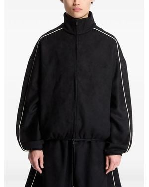 Fear Of God Piped-Trim Track Jacket - Black