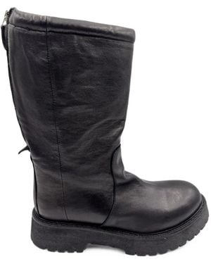 Patrizia Bonfanti Ryoko Zanzi Leather Boots - Black