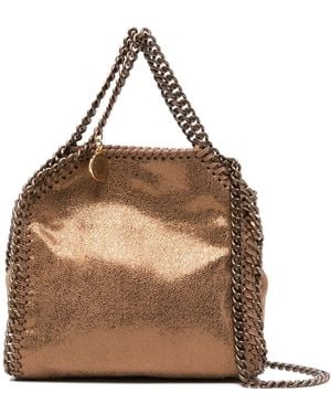 Stella McCartney チェーントリム ハンドバッグ - ブラウン