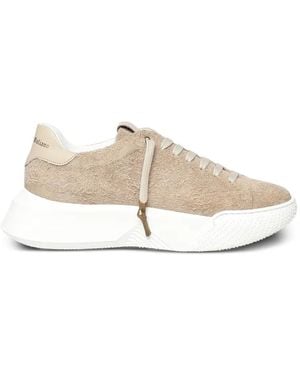 Giuliano Galiano Baskets Nemesis En Daim - Blanc