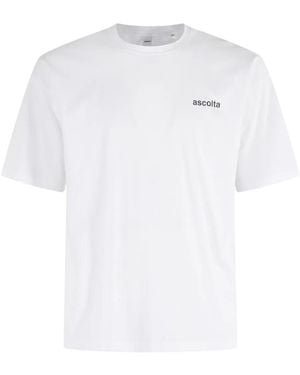 Aspesi Embroidered-Logo T-Shirt - White