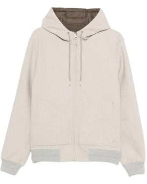 Liu Jo Giacca Con Cappuccio E Zip - Bianco