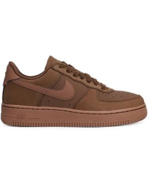 Nike Air Force 1 Trainers - Brown