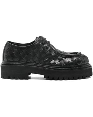 Officine Creative Blossom Derby Shoes - Black