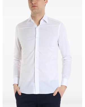 Emanuel Ungaro Button Pointed-Collar Shirt - White