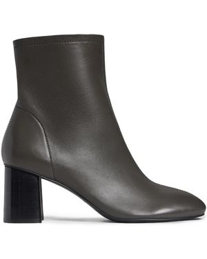 12 STOREEZ Botines Con Tacón Grueso De 65 Mm - Negro