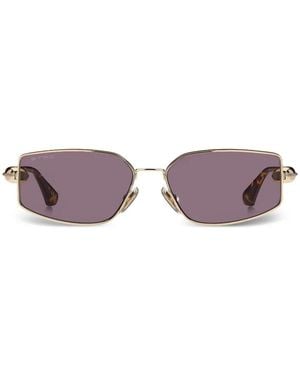 Etro Geometric-Frame Sunglasses - Purple