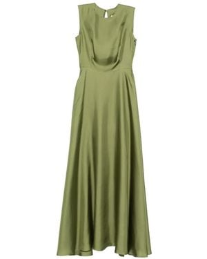 Co.Go Robe Longue À Design Sans Manches - Green