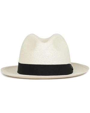 Lock & Co. Hatters Classic Panama Straw Hat - White
