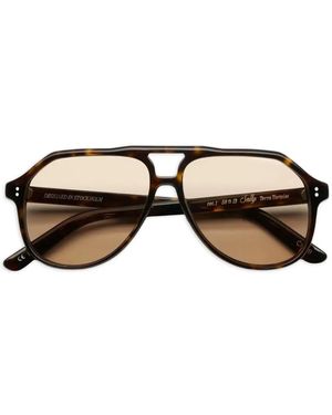 Chimi Sally Pilot-Frame Sunglasses - Black