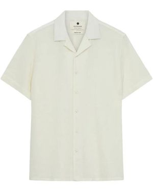 Anerkjendt Short-Sleeve Camp-Collar Shirt - White