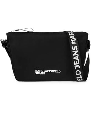 KARL LAGERFELD Essential Cross Body Bag - Black