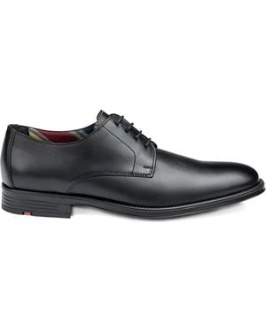 Lloyd Davenport Polished Leather Derby Shoes - Brown