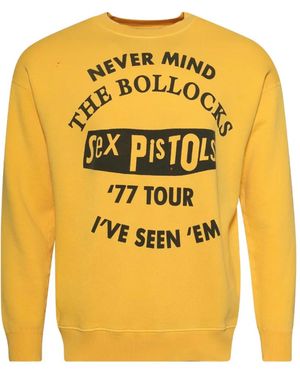 MadeWorn Graphic-Print Sweatshirt - Yellow