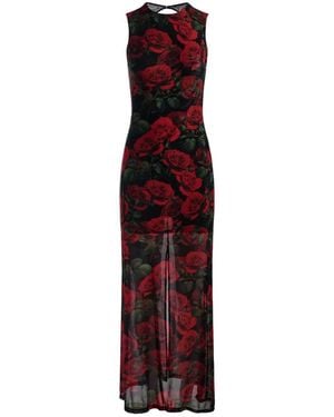 Alice + Olivia Delora Floral-Print Maxi Dress - Purple