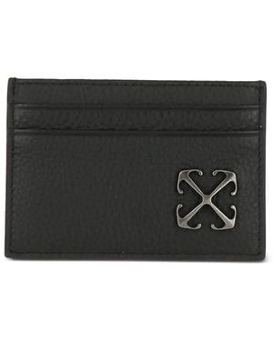 Off-White c/o Virgil Abloh Arrows Logo-Plaque Card Holder - Black