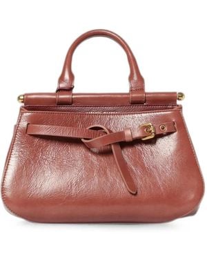 Antonio Marras Buckle-Detail Leather Shoulder Bag - Pink