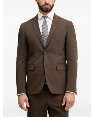 Lindberg Button Flap Suit - Brown