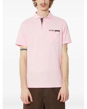 Barbour チェック ポロシャツ - ピンク