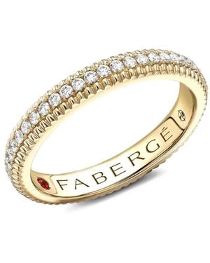 Faberge 18K Colors Of Love Diamond Ring - Metallic