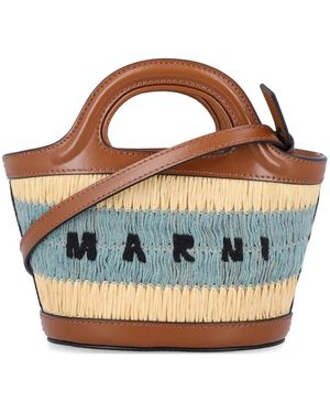 Marni Borsa Tropicalia Mini - Blu