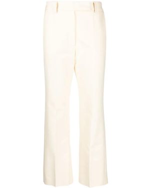 GOODIOUS Straight-Leg Tailored Pants - White